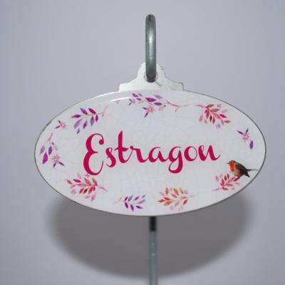étiquette de jardin Estragon