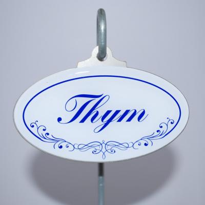 Thym étiquette de jardin
