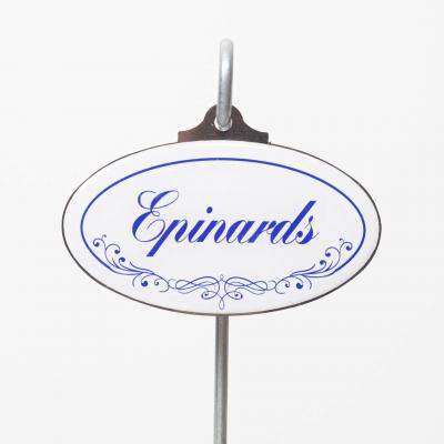 Epinards etiquette pour plante exterieur 1