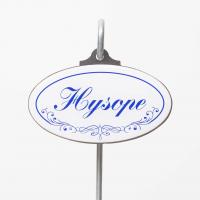Hysope etiquette pour le potager 1