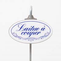 Laitue a couper etiquette de plante 1