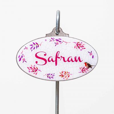 Safran - étiquette à bulbe